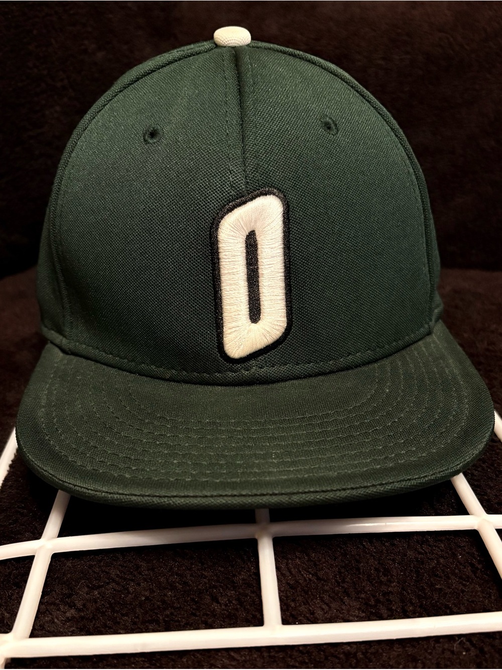 Ohio University Bobcats x The Game Pro Gametek II Green Fitted Hat Large NWOT
